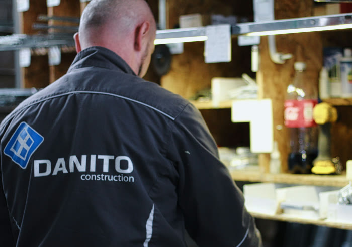 The Danito team in the production workshop